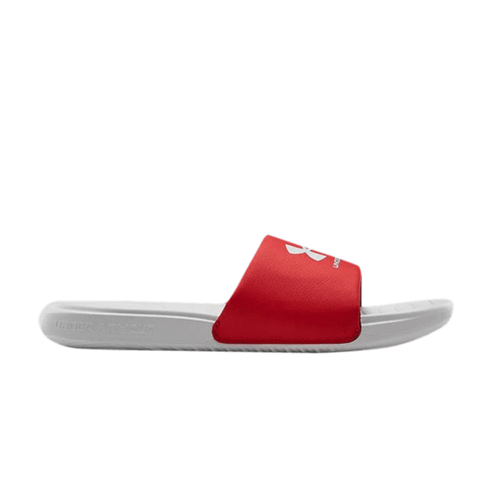 Under Armour Ansa Fixed Slide 'Halo Grey Red'