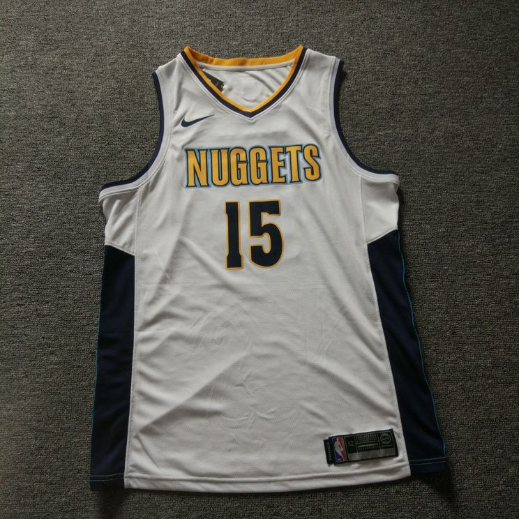 Баскетбольная джерси 2017-18 Nikola Jokic Denver Nuggets #15 Association White