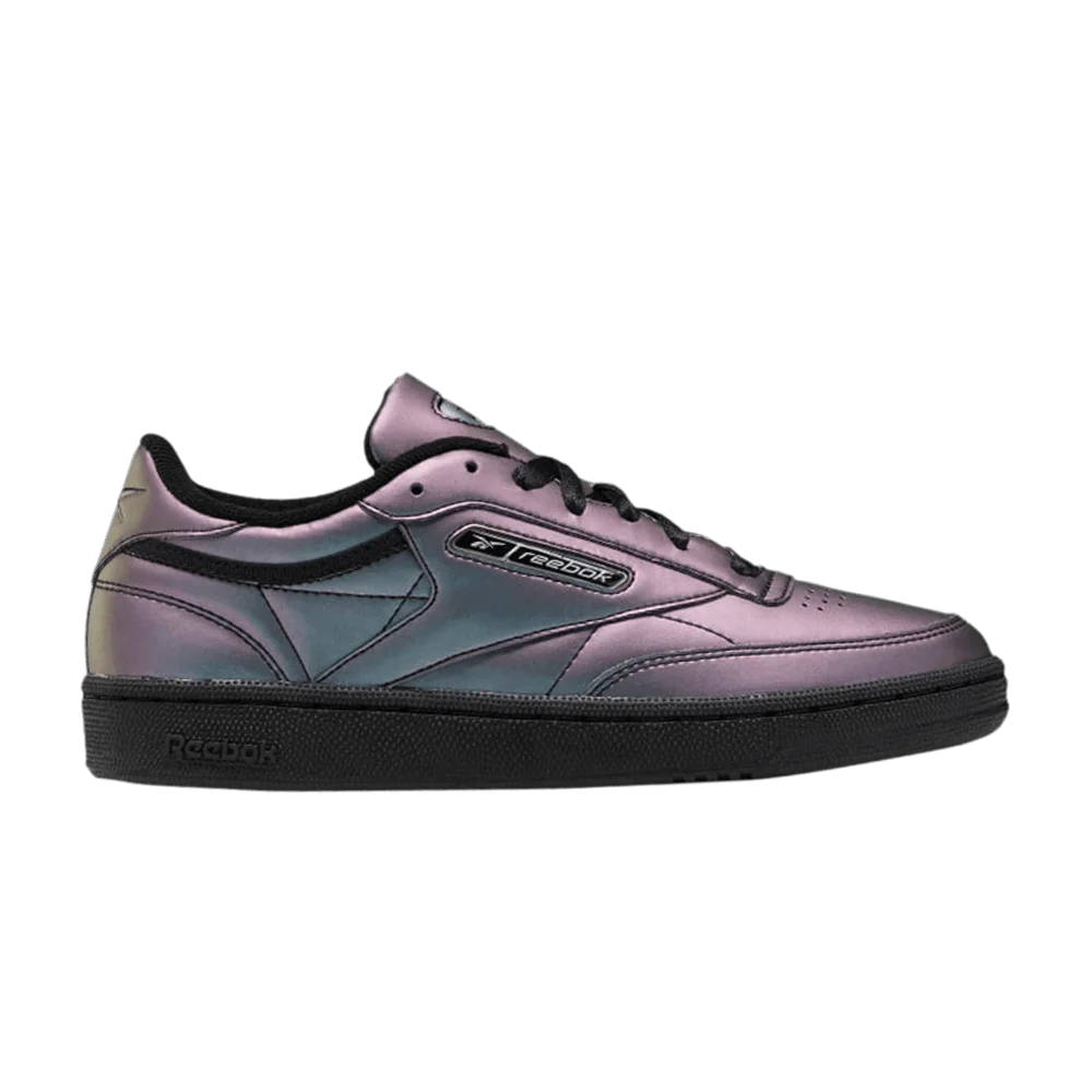 Krossovki-Reebok-Wmns-Club-C-85-Black-Iridiscent
