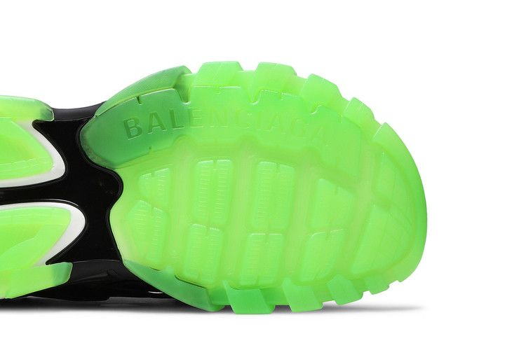 Сандалии Balenciaga Track Sandal 'Clearsole - Black Fluo Green'