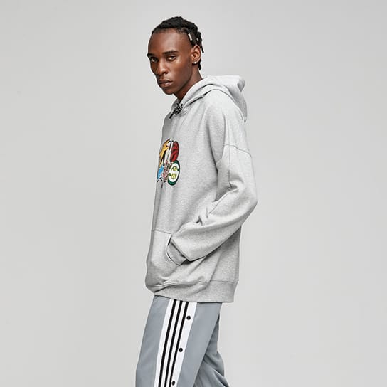 Худи Ehot Who Cares Grey Hoodie