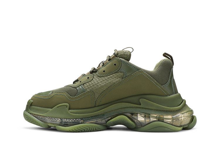 Кроссовки Balenciaga Triple S Sneaker 'Clear Sole - Green'
