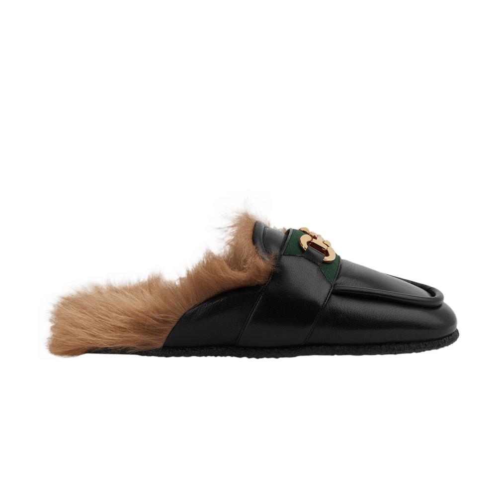 Кроссовки Gucci Slipper 'Horsebit - Black'