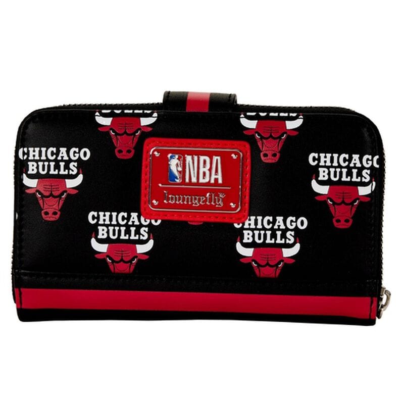 Кошелёк NBA Chicago Bulls Logo Zip Around Wallet