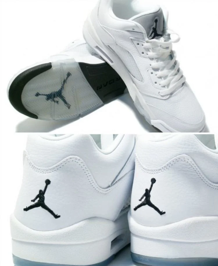 Кроссовки Wmns Air Jordan 5 Retro Low 'White Metallic' 2006