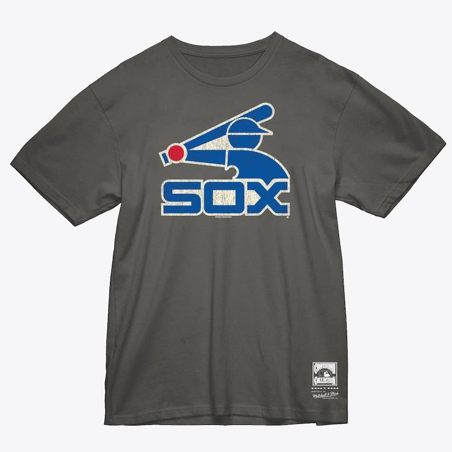 Футболка Mitchell & Ness Charcoal Chicago White Sox Under The Lights T-Shirt