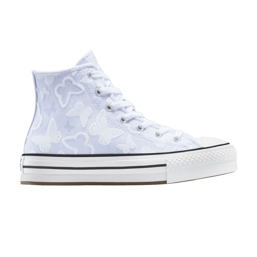 Кроссовки Converse Chuck Taylor All Star EVA Lift Platform High GS 'Butterfly'