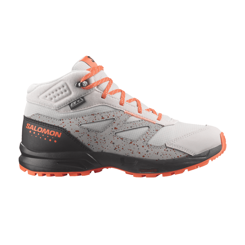 Кроссовки Salomon Outway Mid CSWP Junior 'Lunar Rock Orange Speckled'