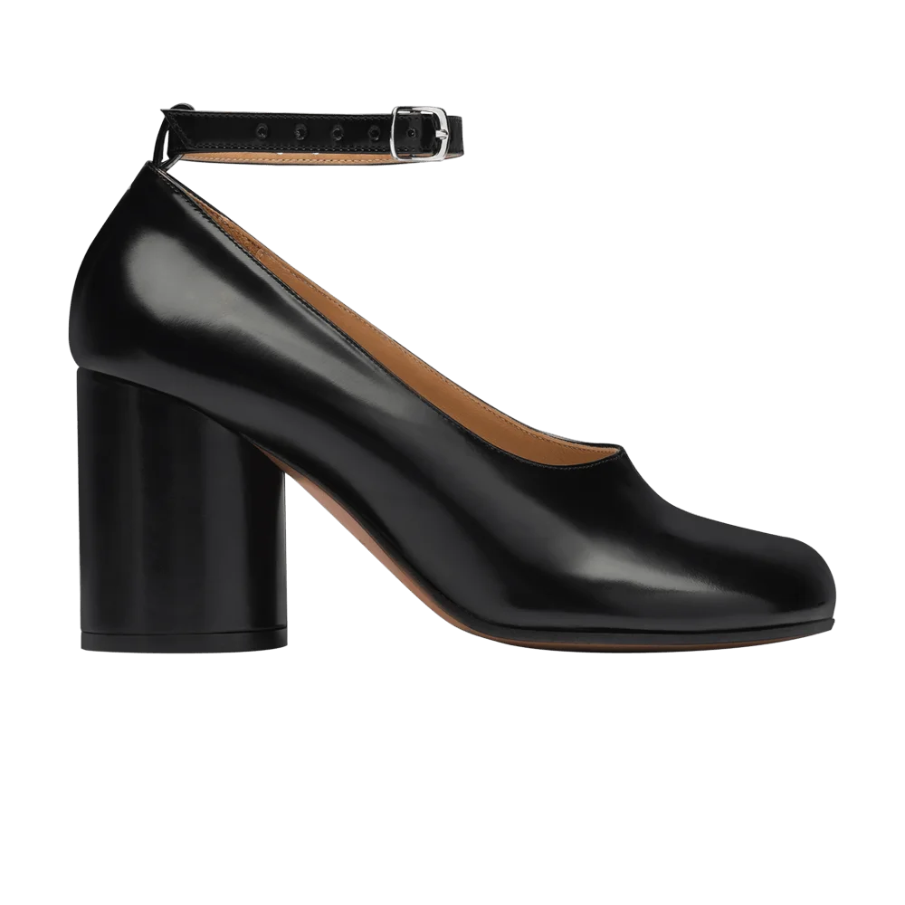 Кроссовки Maison Margiela Wmns Tabi Leather Heels 'Black'