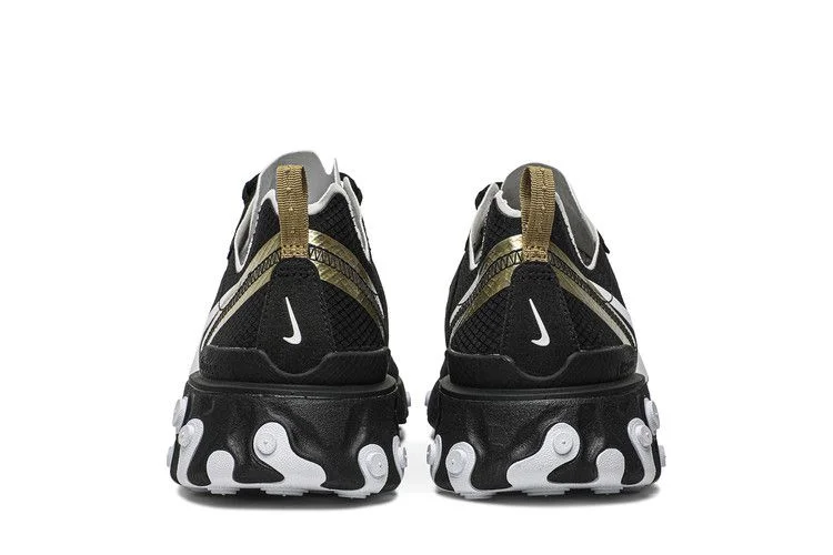 Krossovki-Nike-React-Element-55-SE-Black-Metallic-Gold-5