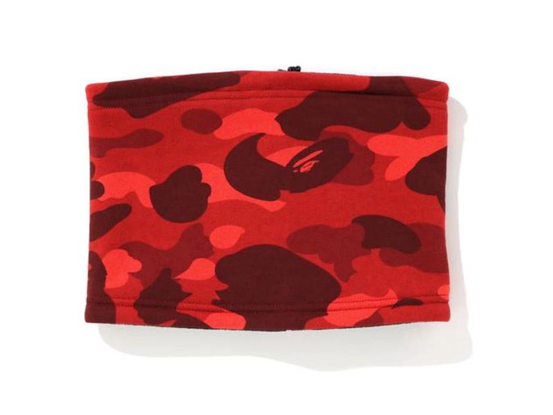 Шарф BAPE A Bathing Ape Color Camo Neck Warmer Red