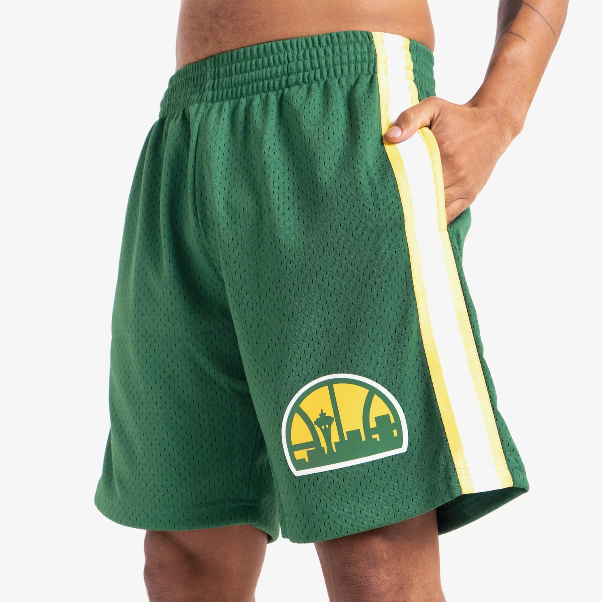 Спортивные шорты Mitchell & Ness Seattle Supersonics 1994-95 Hardwood Classics Throwback Swingman NBA Shorts