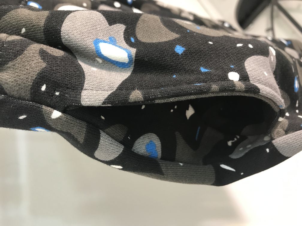Спортивные шорты BAPE Shark Shorts Space Camo Glow In The Dark