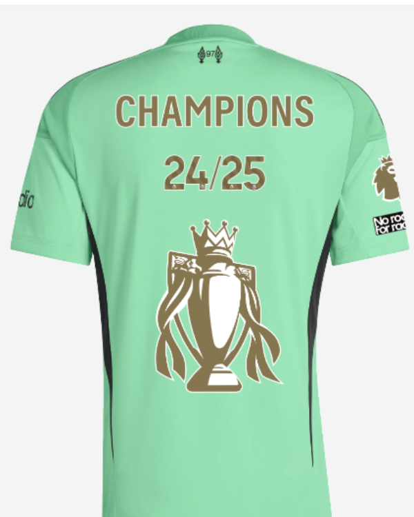 Вратарское джерси Liverpool FC home jersey CHAMPIONS 24/25