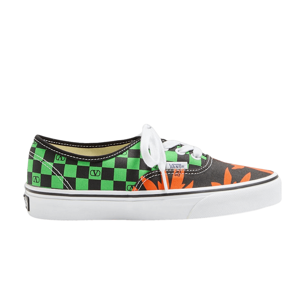Кроссовки Valentino Garavani x Vans Authentic Checkerboard 'Tropical Leaves'