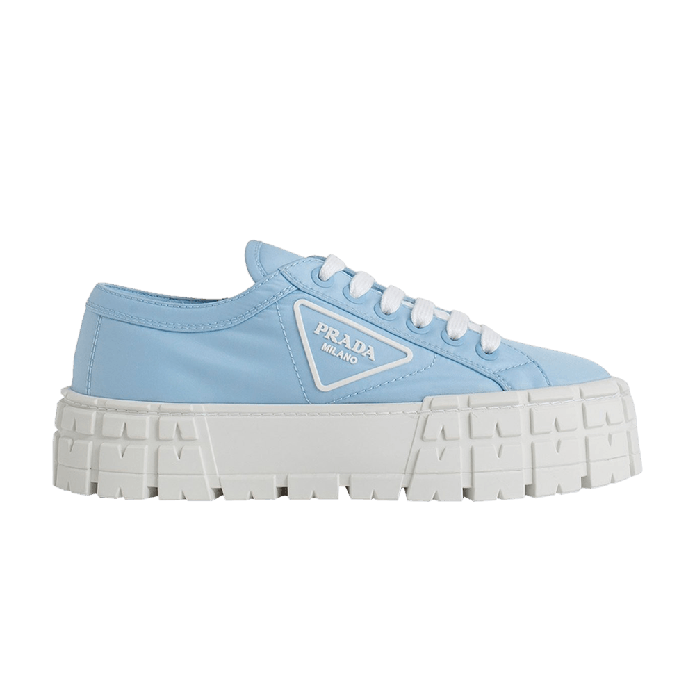 Кроссовки Prada Wmns Gabardine Wheel Platform 'Light Blue'