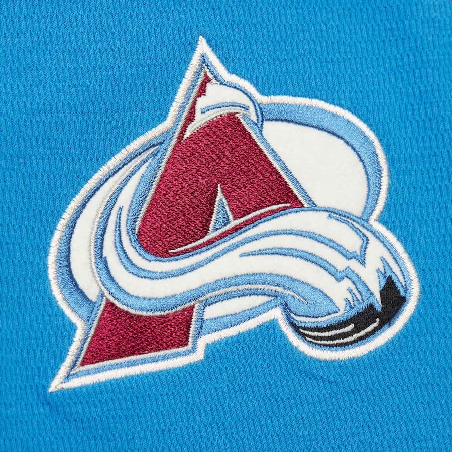 Лонгслив Mitchell & Ness Blue Colorado Avalanche Thermal Henley Top