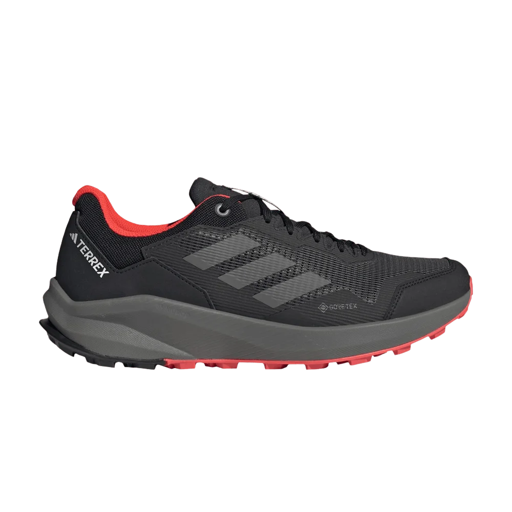 Кроссовки Adidas Terrex Trailrider GORE-TEX 'Black Solar Red'