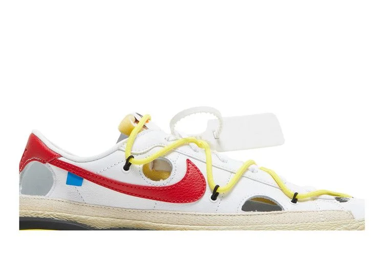 Кроссовки Off-White x Nike Blazer Low 'White University Red'