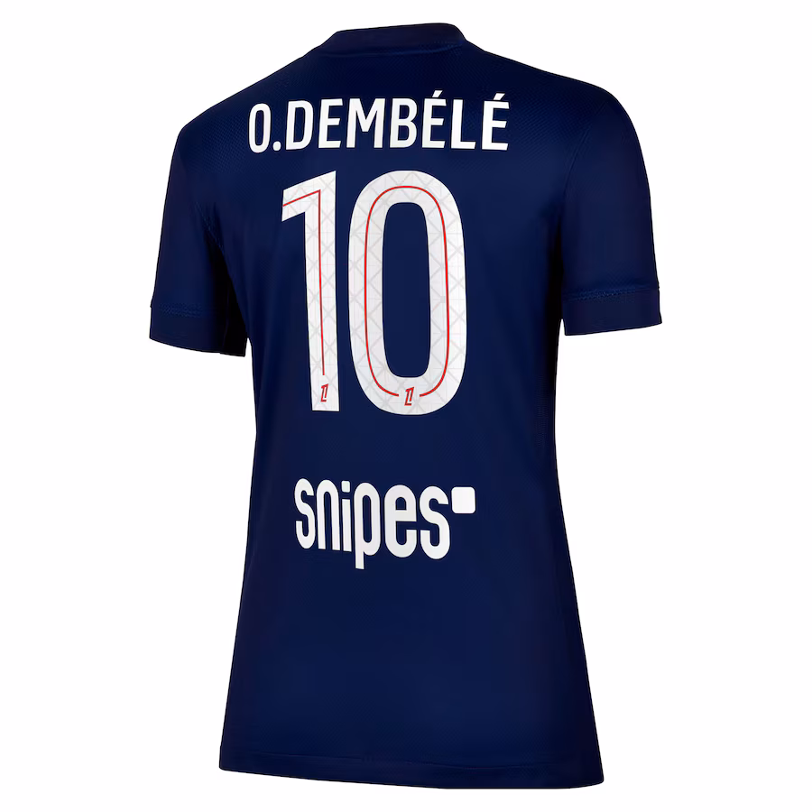 Женское футбольное джерси PSG Nike Home Stadium Shirt 2025-26 - O. Dembélé 10