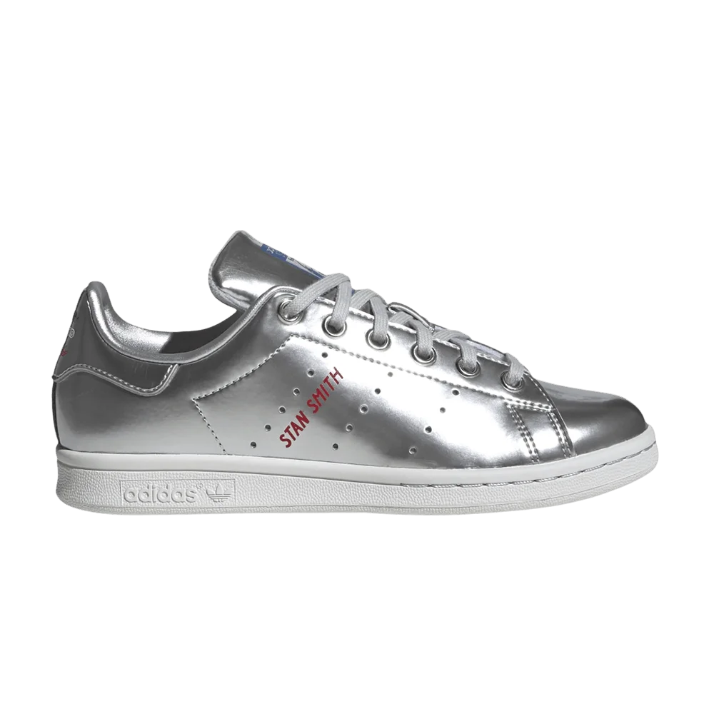 Krossovki-Adidas-Stan-Smith-J-Silver-Metallic