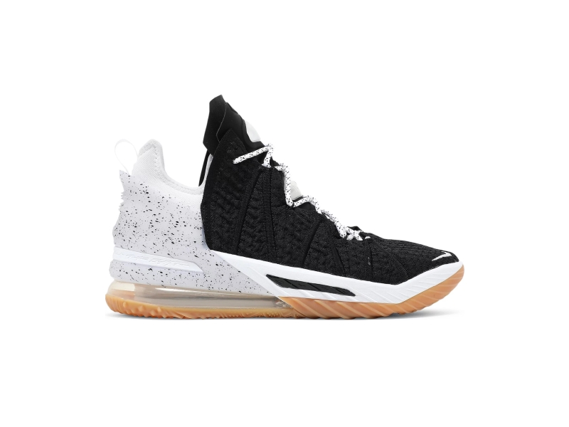 Кроссовки Nike LeBron 18 Black White Gum