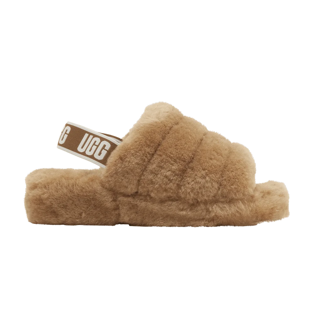 UGG Wmns Fluff Yeah Slide 'Chestnut'