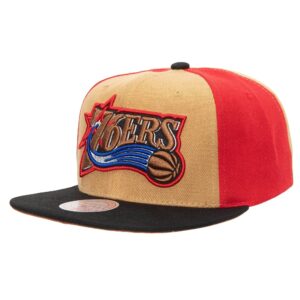 Mitchell-Ness-On-The-Block-Snapback-HWC-Philadelphia-76ers-300x300