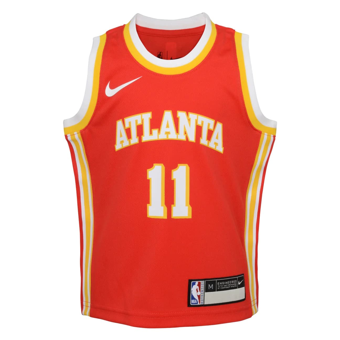 2023-24-Atlanta-Hawks-Trae-Young-11-Boys-Swingman-Icon-Edition-Red-Jersey-2