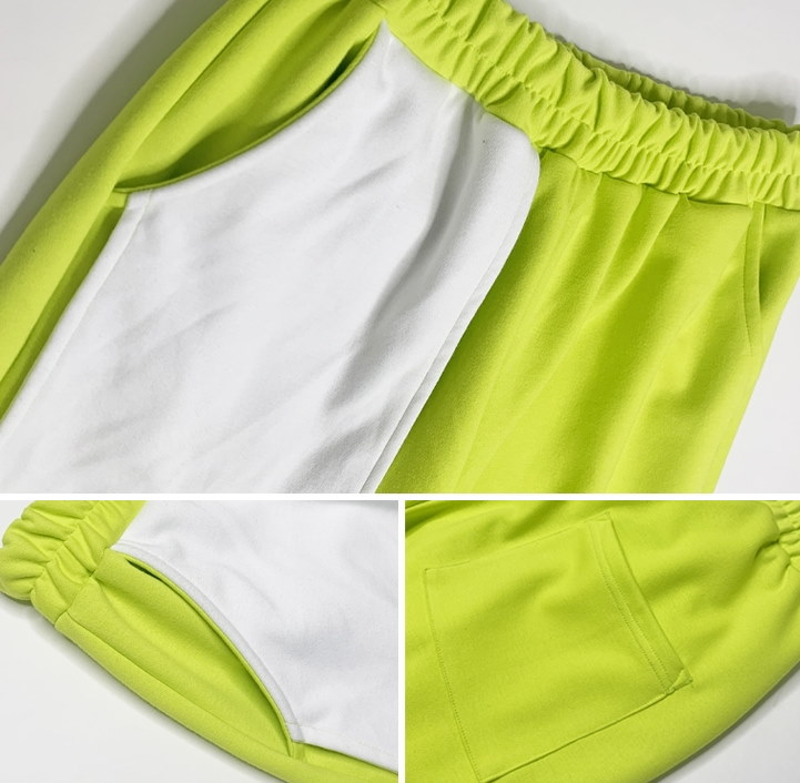 Спортивные брюки 2020 Hip-hop Style Sweatpants Monochromatic Volt