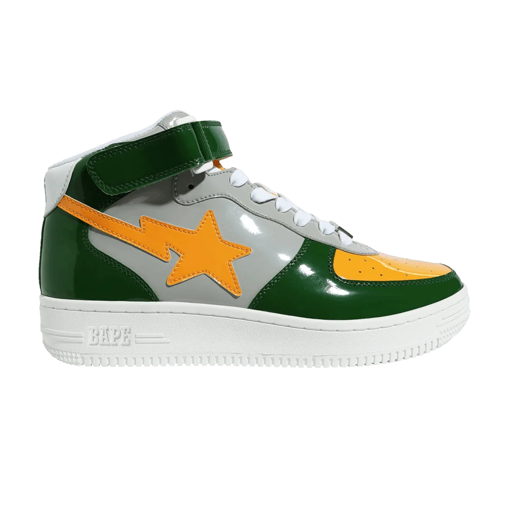 Krossovki-Bapesta-Mid-Green