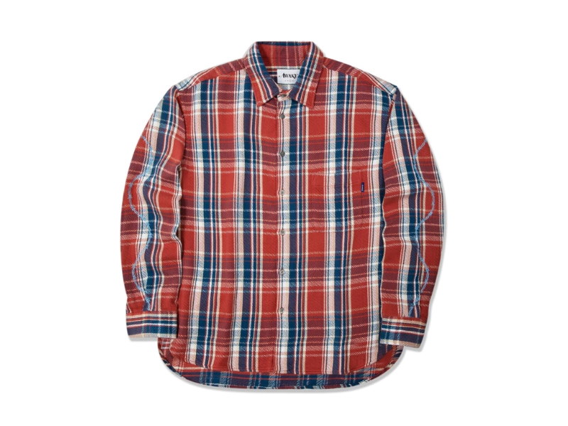 Рубашка Awake Heavyweight Barbed Wire Flannel Rose