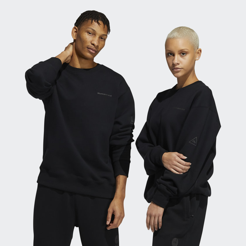 Свитшот adidas x Pharrell Williams Basics (Gender Neutral) Crewneck Sweatshirt Black