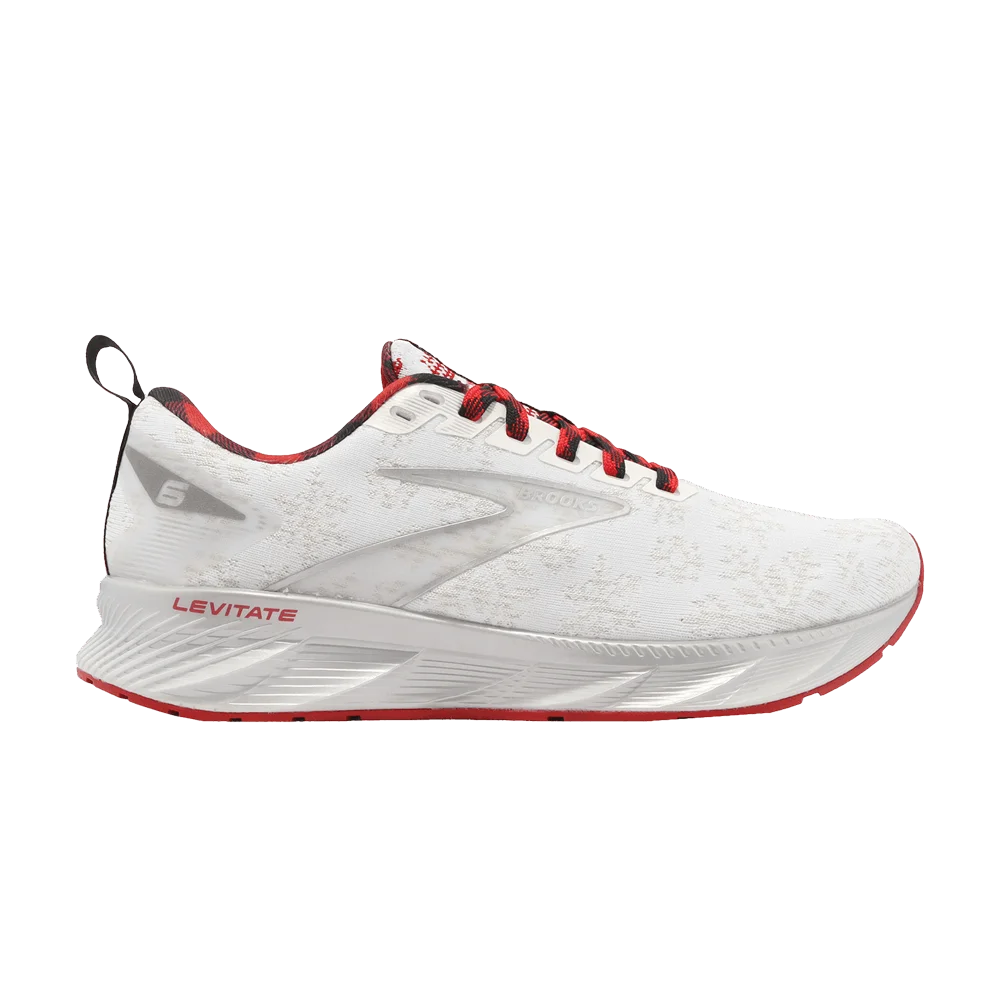 Кроссовки Brooks Wmns Levitate 6 'White Red Silver'