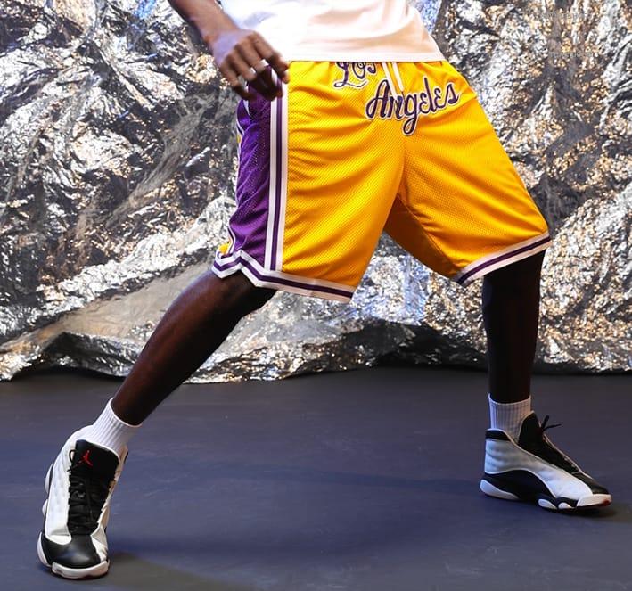 Баскетбольные шорты Ehot Los Angeles Lakers Yellow Shorts