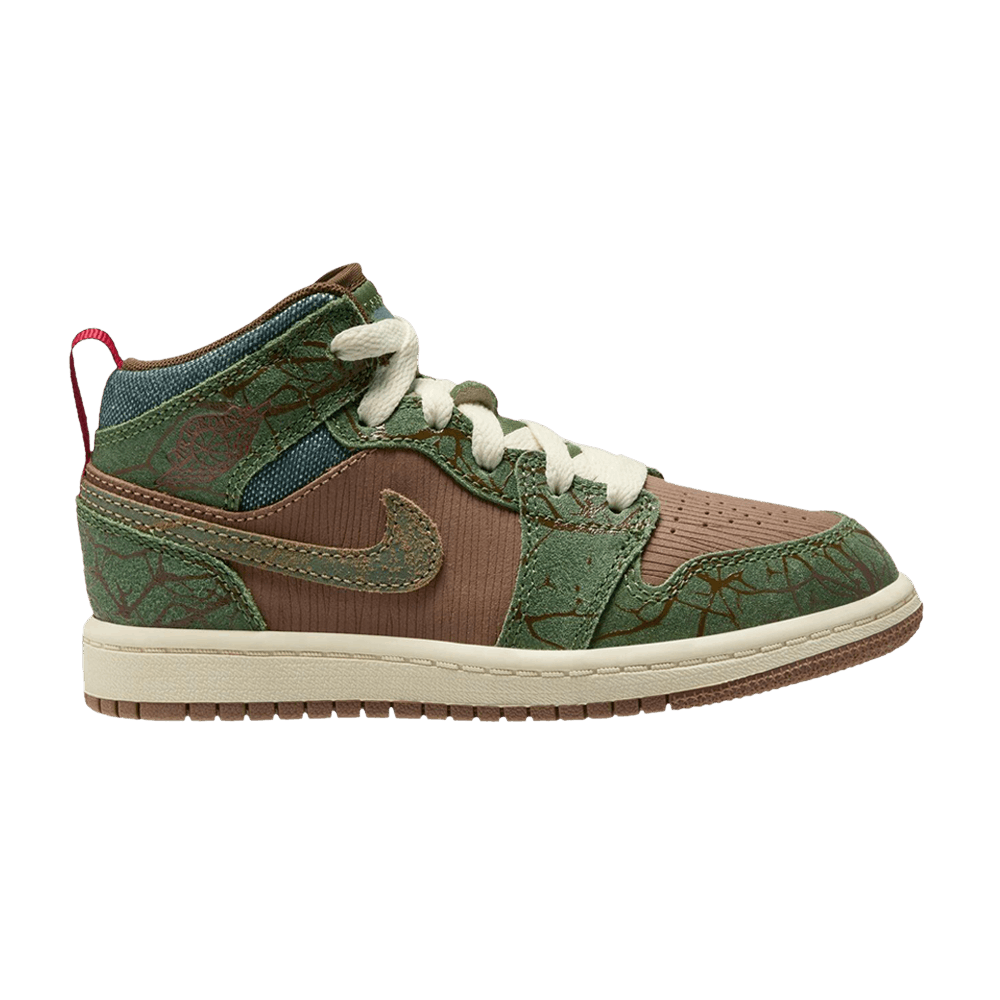 Кроссовки Air Jordan 1 Mid PS 'Treeline'