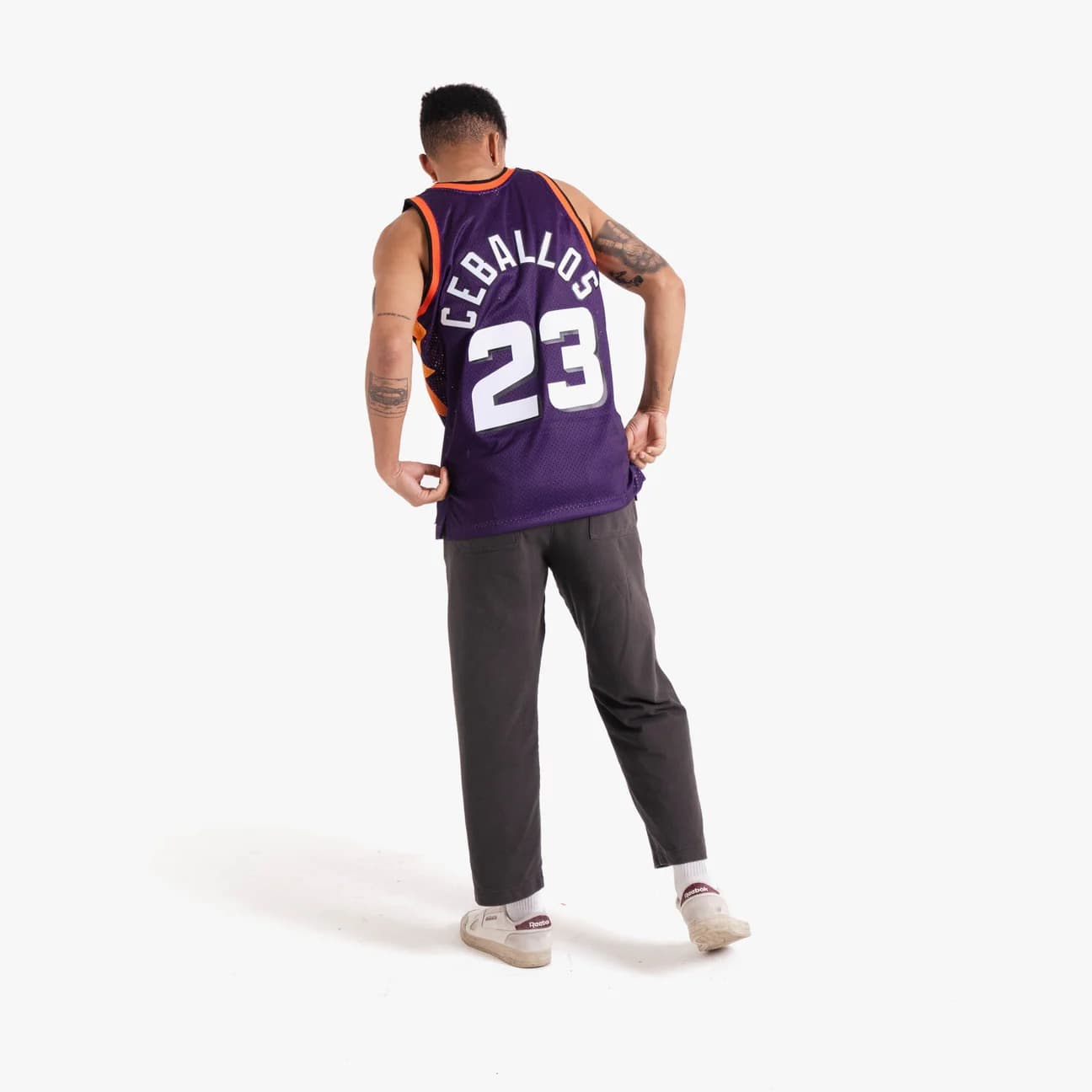 1992-93-Phoenix-Suns-Cedric-Ceballos-23-Swingman-Hardwood-Classics-Purple-Jersey-4