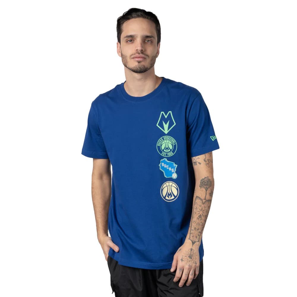 Футболка New Era Milwaukee Bucks 2024 City Edition NBA T-Shirt