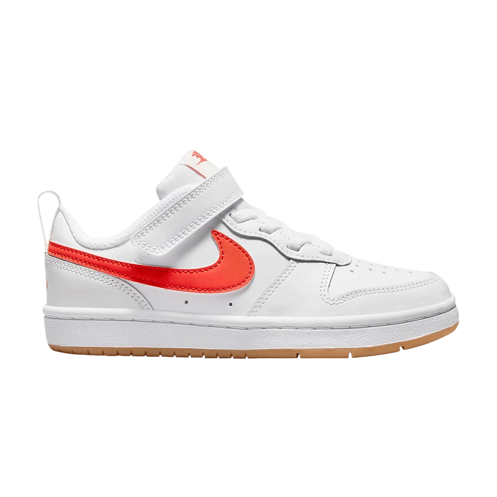 Krossovki-Nike-Court-Borough-Low-2-PS-White-Orange