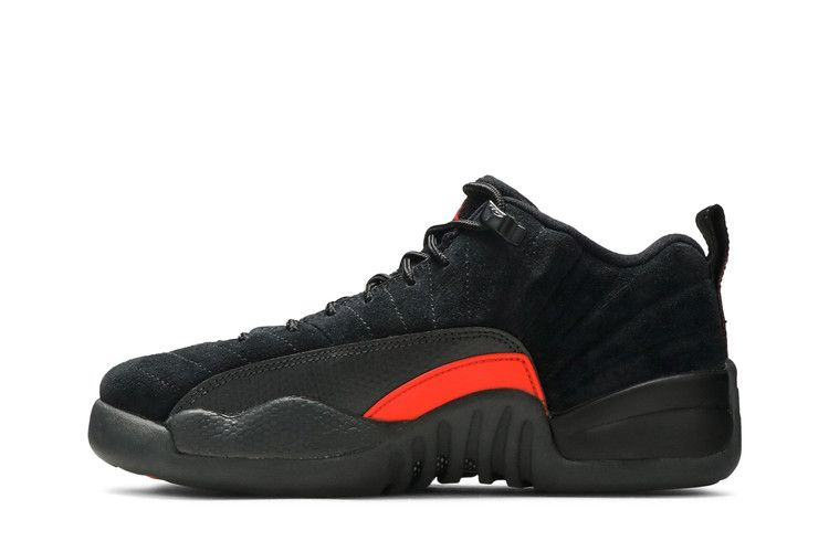 Кроссовки Air Jordan 12 Retro Low BG 'Black Max Orange'