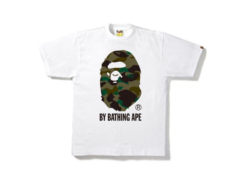 Футболка BAPE 1st Camo By Bathing Tee White/Olive Drab