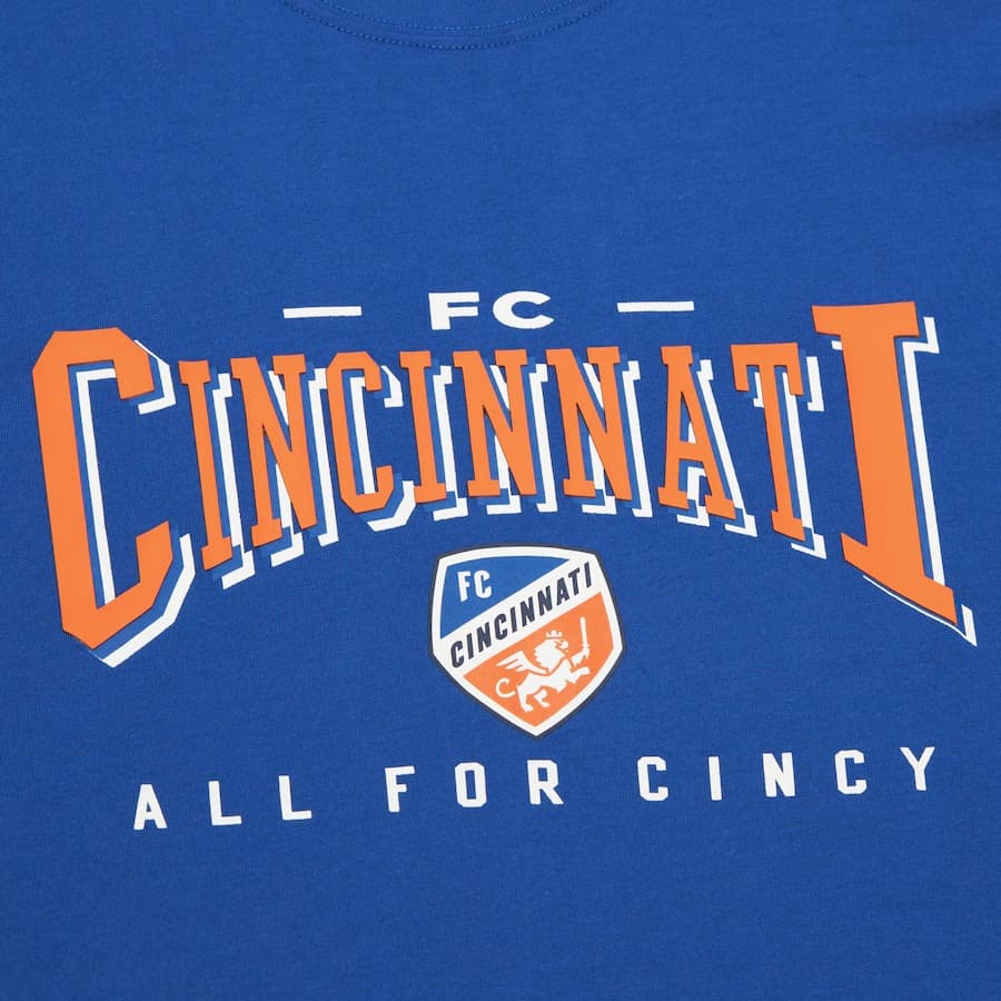 Футболка Mitchell & Ness Royal FC Cincinnati Current Logo T-Shirt