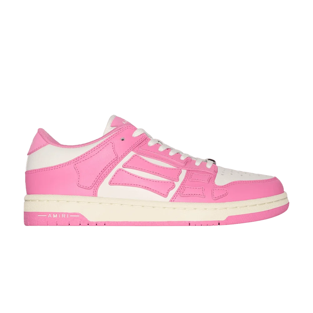 Krossovki-Amiri-Wmns-Skel-Top-Low-White-Pink