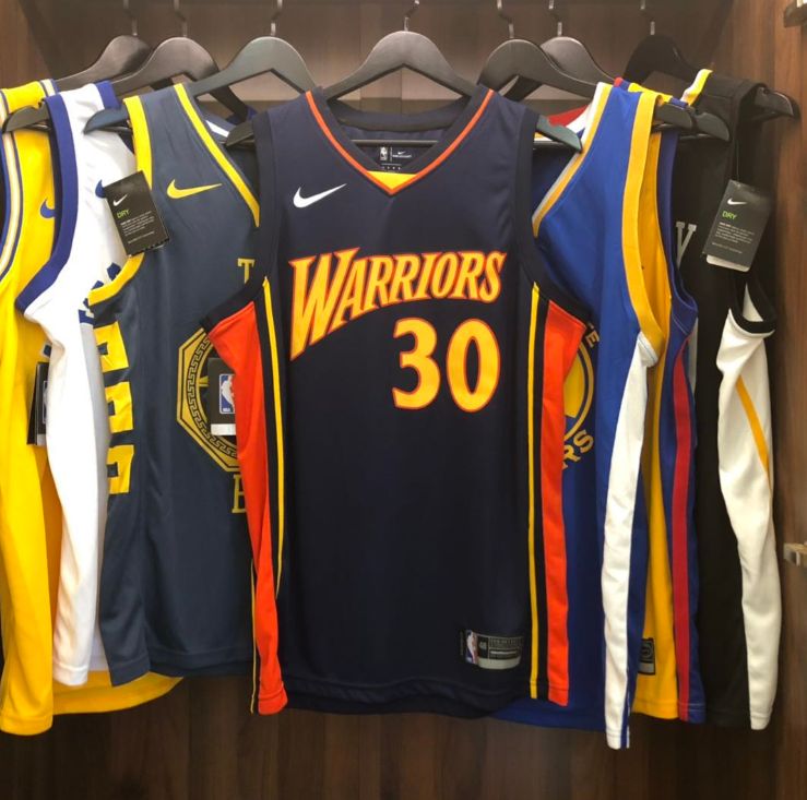 Баскетбольная джерси 2009-10 Stephen Curry Warriors #30 Navy