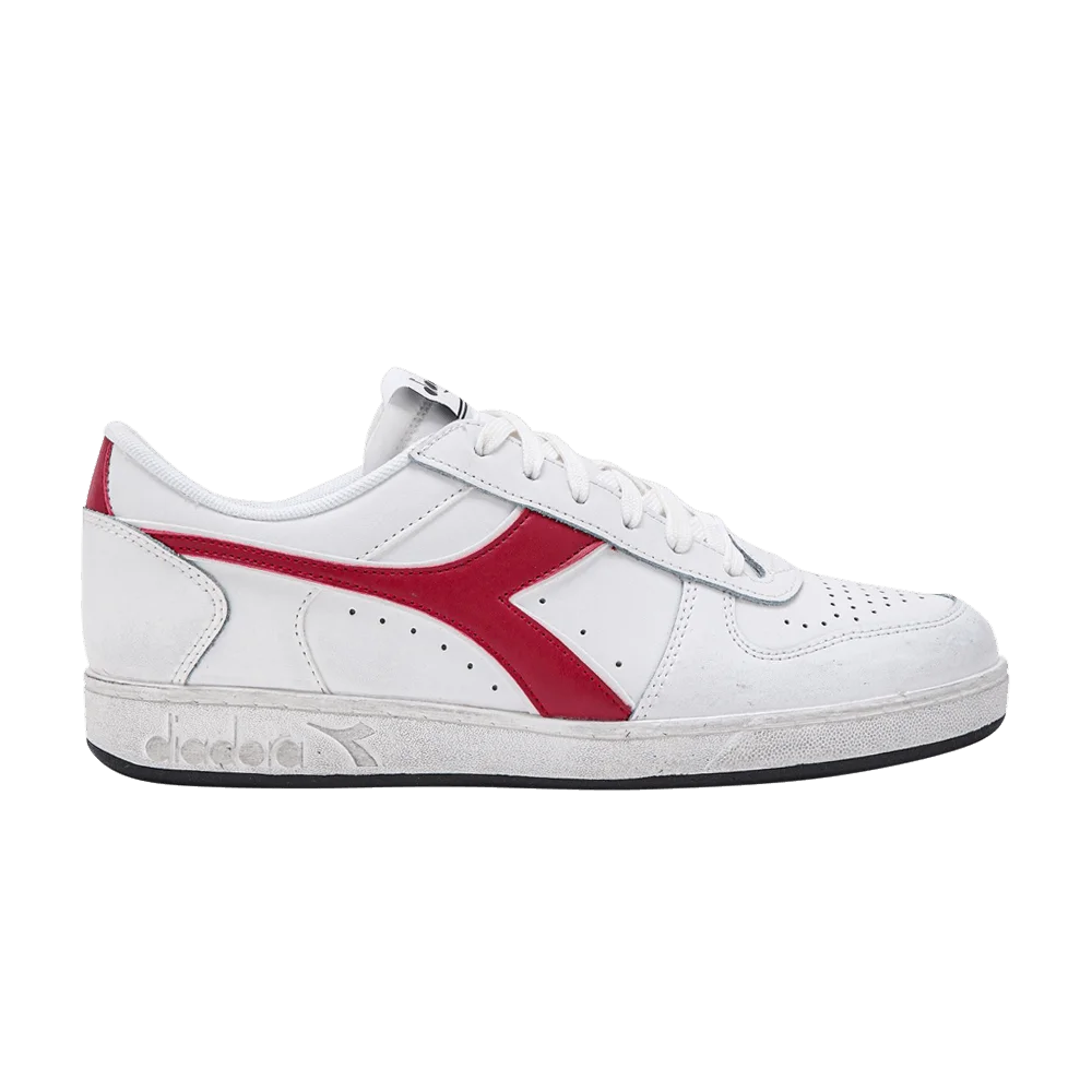 Кроссовки Diadora Magic Basket Low Icona 'White Chili Pepper'