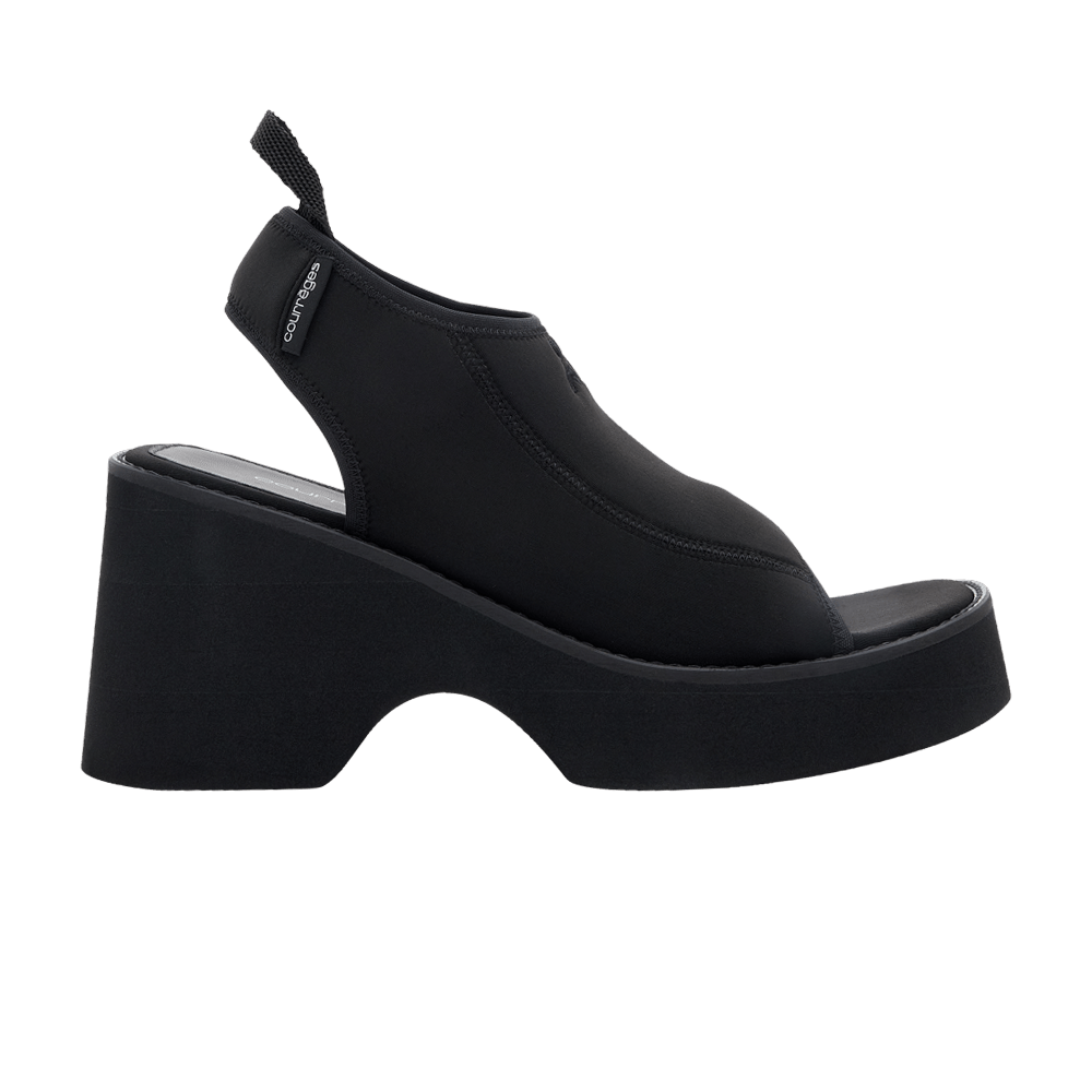 Courrèges Wmns Wave Platform Sandals 'Black'