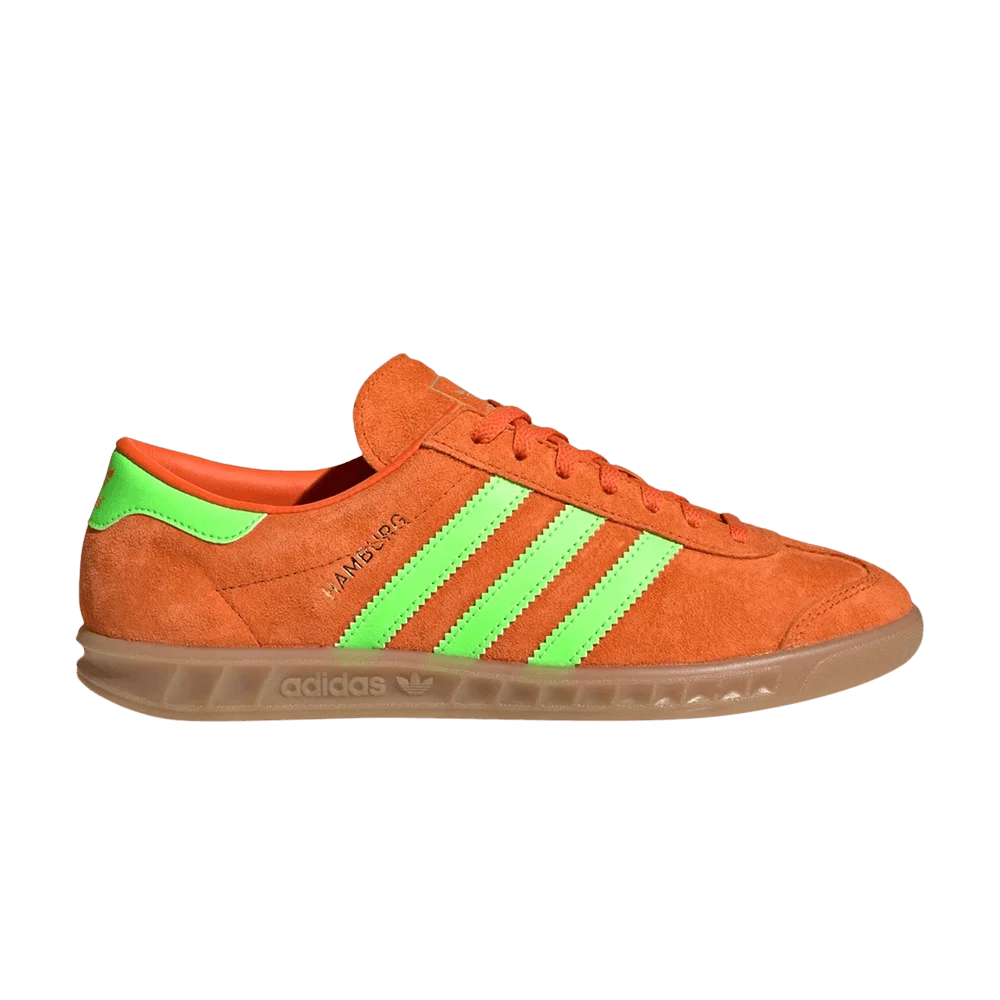 Кроссовки Adidas Wmns Hamburg 'Orange Solar Green Gum'