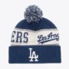 Mitchell-Ness-Royal-Los-Angeles-Dodgers-Block-Sweep-Cuffed-Knit-Hat-with-Pom-100x100