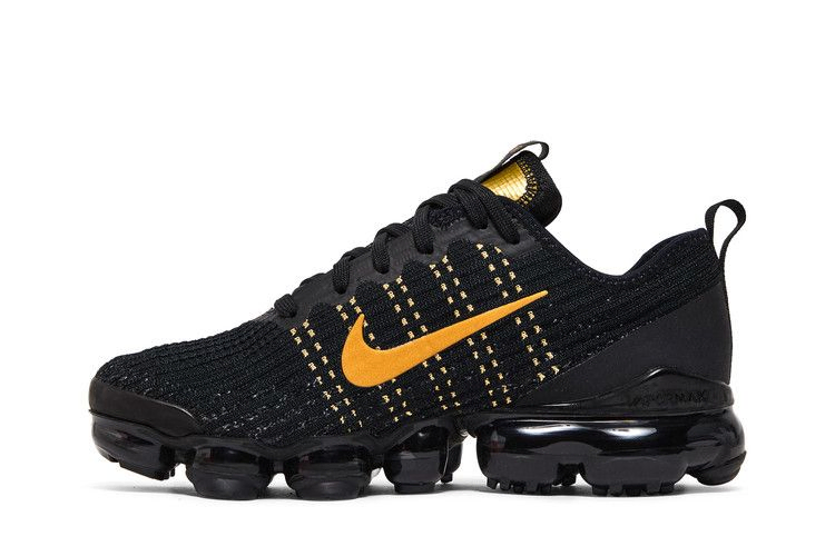 Кроссовки Nike Air VaporMax Flyknit 3 GS 'Black Gold'