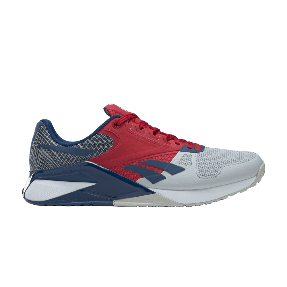 Кроссовки Reebok Nano 6000 'Pure Grey Flash Red Batik Blue'